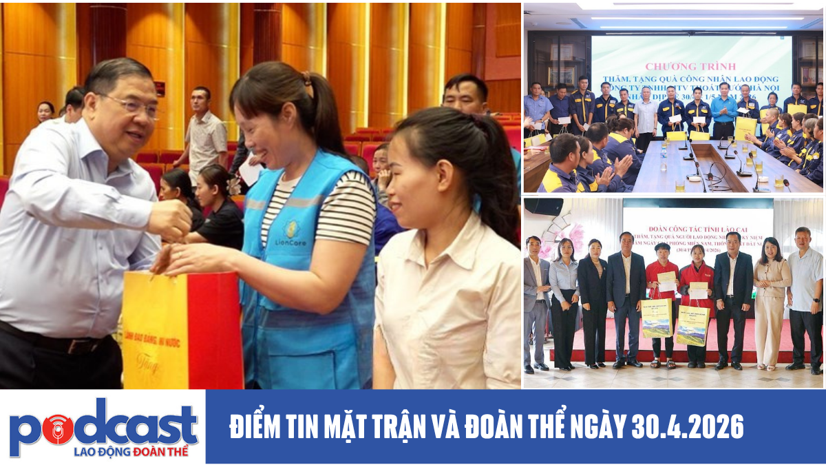 Bản tin Mặt trận và Đoàn thể ngày 30.4.2026