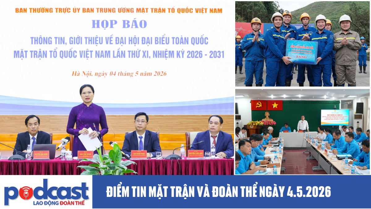 Bản tin Mặt trận và Đoàn thể ngày 4.5.2026