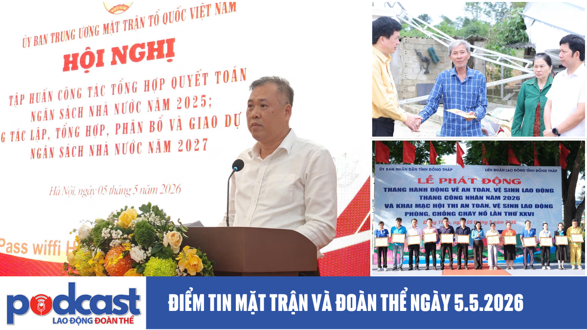 Bản tin Mặt trận và Đoàn thể ngày 5.5.2026