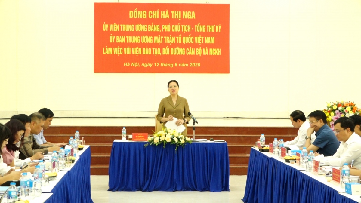 Nâng cao năng lực cán bộ Mặt trận trong giai đoạn mới