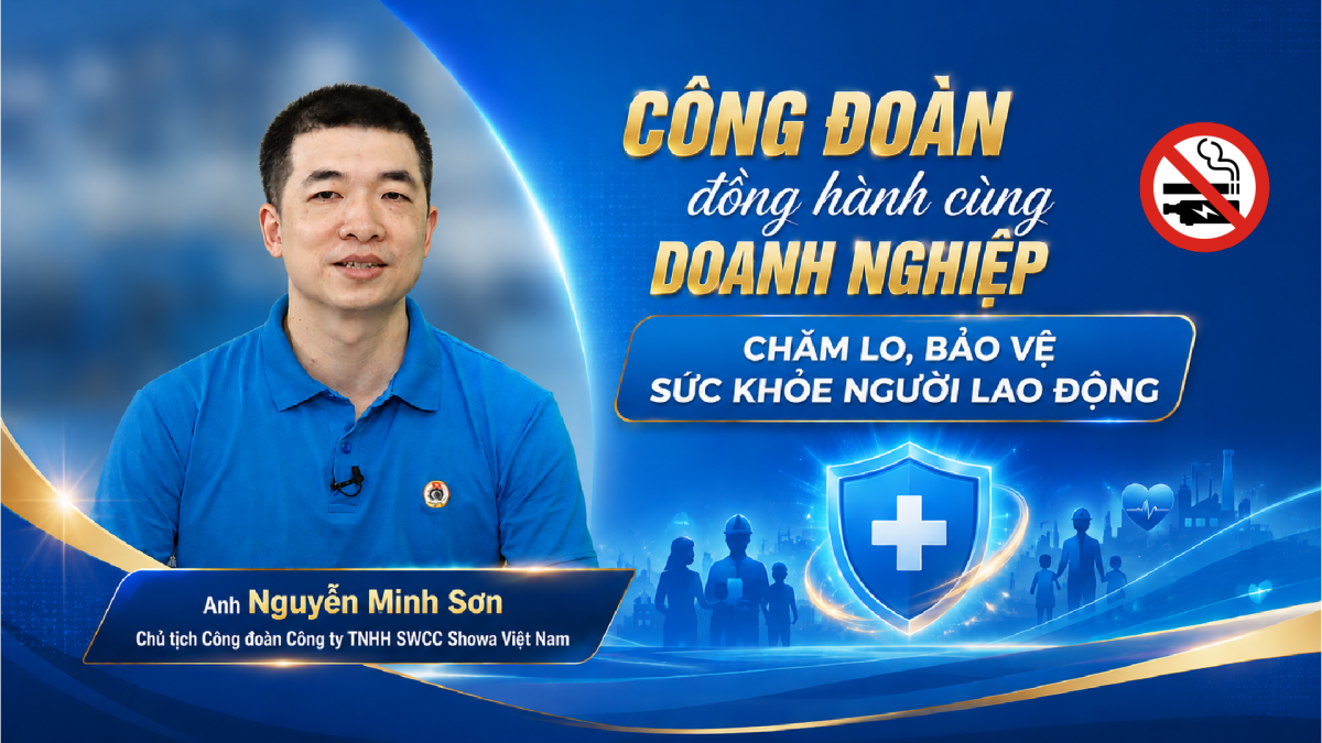 Công đoàn đồng hành cùng doanh nghiệp chăm lo, bảo vệ sức khỏe người lao động