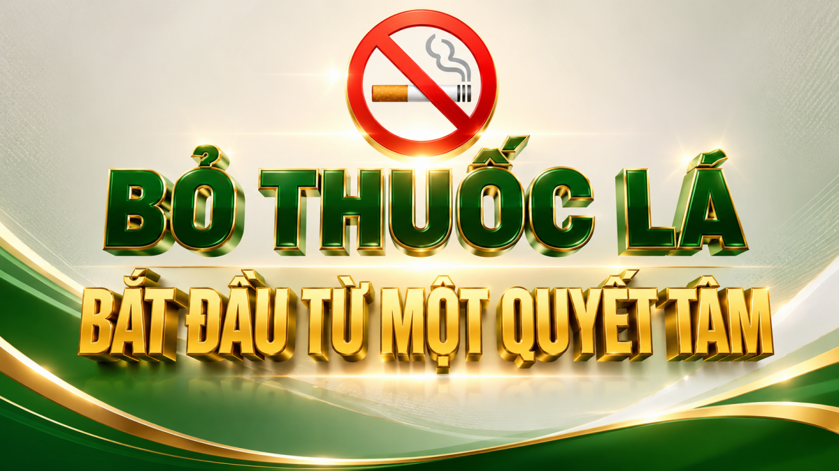 Bỏ thuốc lá – bắt đầu từ một quyết tâm