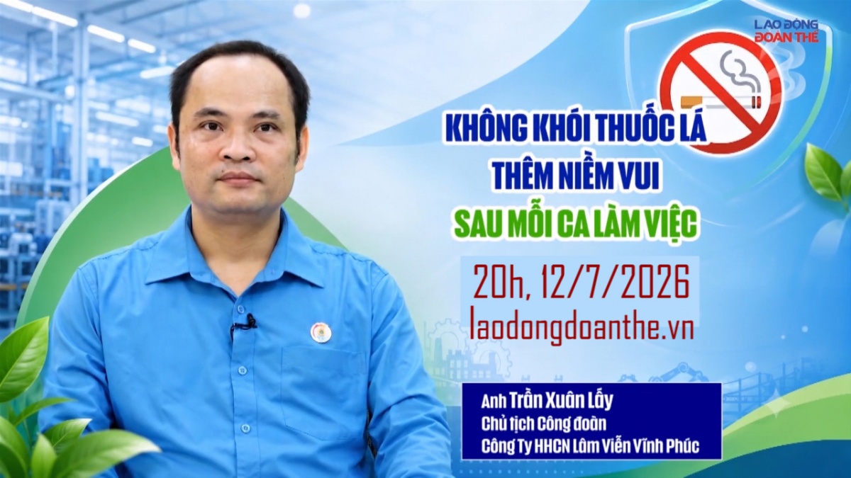 Trailer Khói thuốc ngừng bay [Số 5]: Không khói thuốc lá - Thêm niềm vui sau mỗi ca làm việc