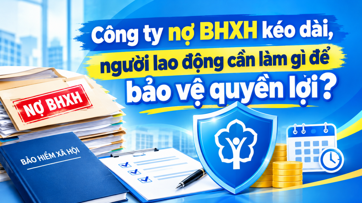 Công ty nợ BHXH kéo dài, người lao động cần làm gì để bảo vệ quyền lợi?